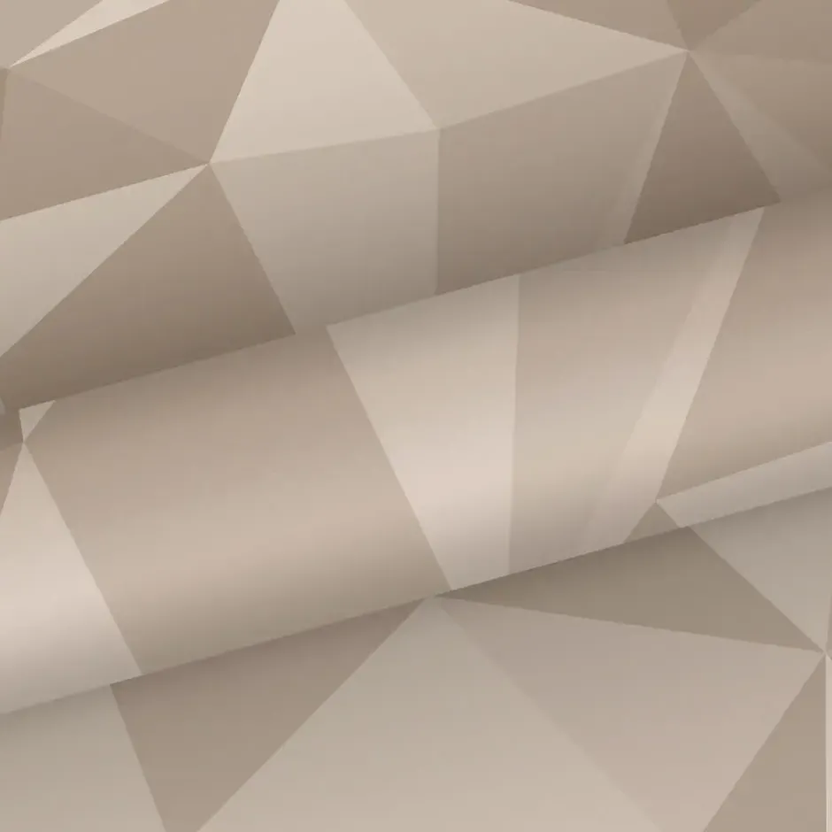 Sanders & Sanders behang grafisch 3D motief beige - 50 x 900 cm