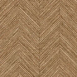 Sanders & Sanders behang visgraat-motief oranje bruin - 53 cm x 10 m