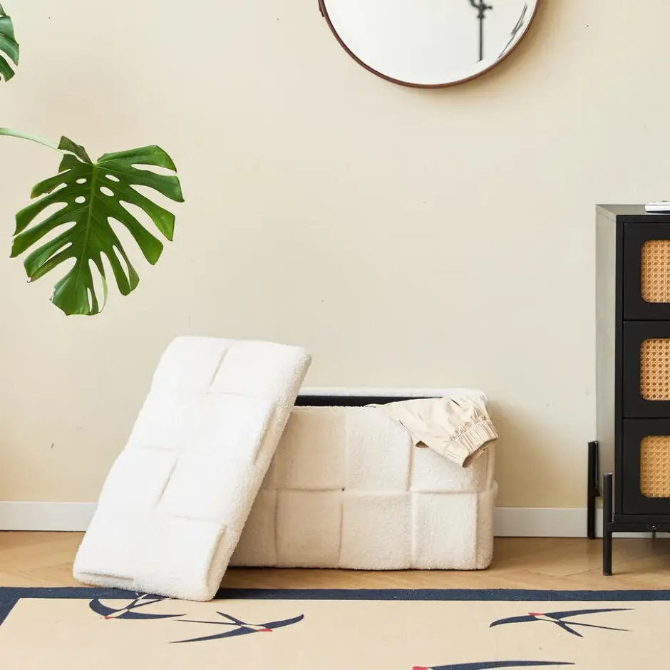 Scandinavische Designbank met Opbergruimte