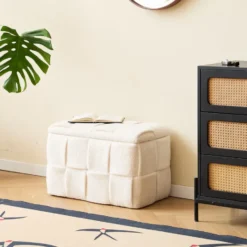 Scandinavische Designbank met Opbergruimte