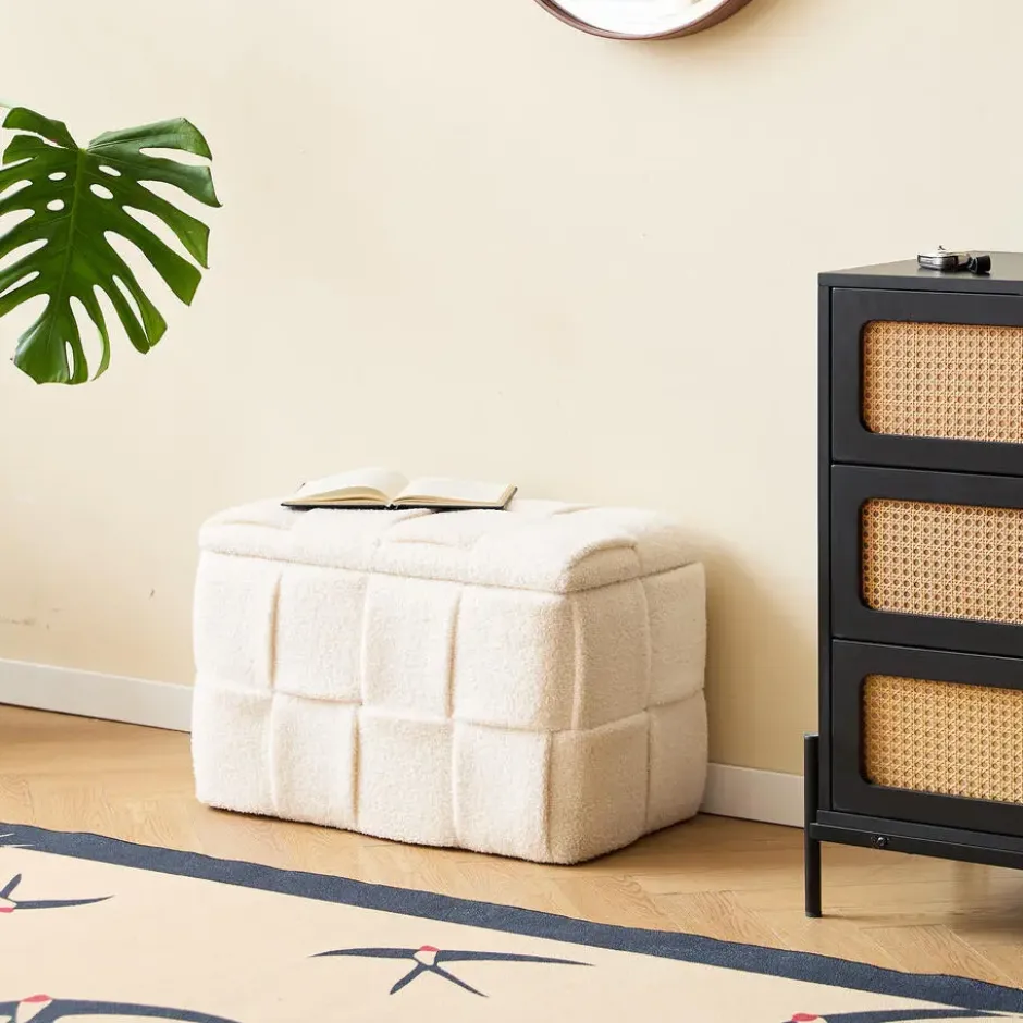Scandinavische Designbank met Opbergruimte