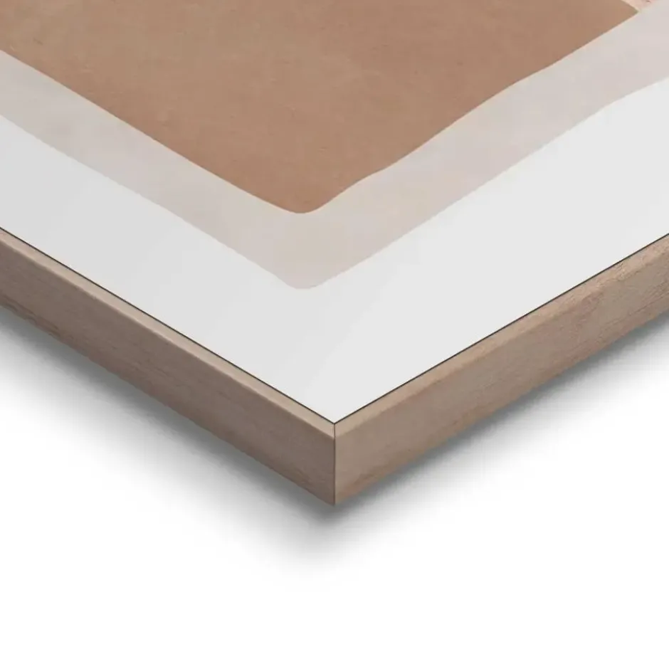 Schilderij Abstract Landschap - 70 x 50 - Beige