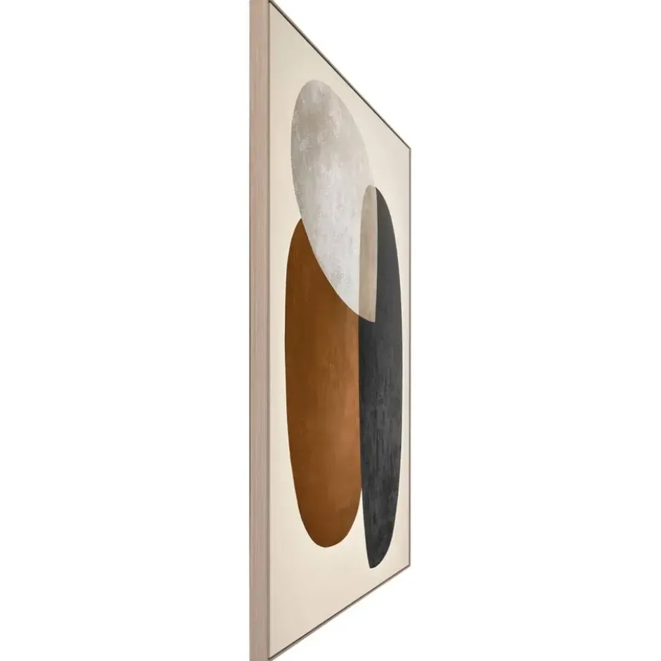 Schilderij Abstract warm - multikleur - 118x70 cm