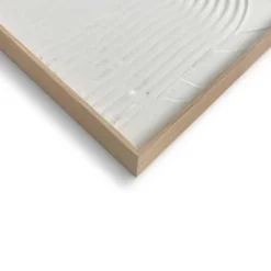 Schilderij 3D Art Contourspel - 40 x 30 - Wit