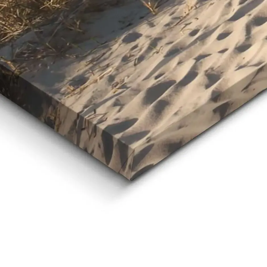 Schilderij Duinen - 40 x 118 - Beige