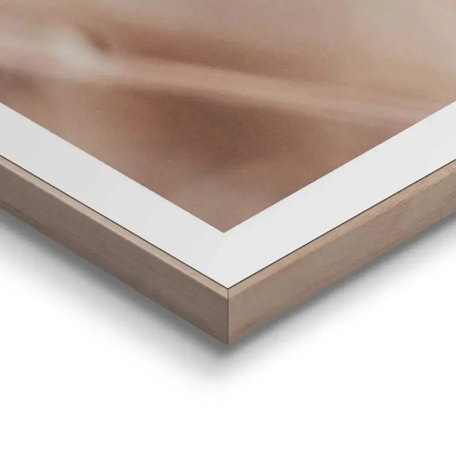 Schilderij Gedroogde tak - 70 x 50 - Beige