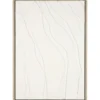 Schilderij Organic off-white MDF - 70x50 cm