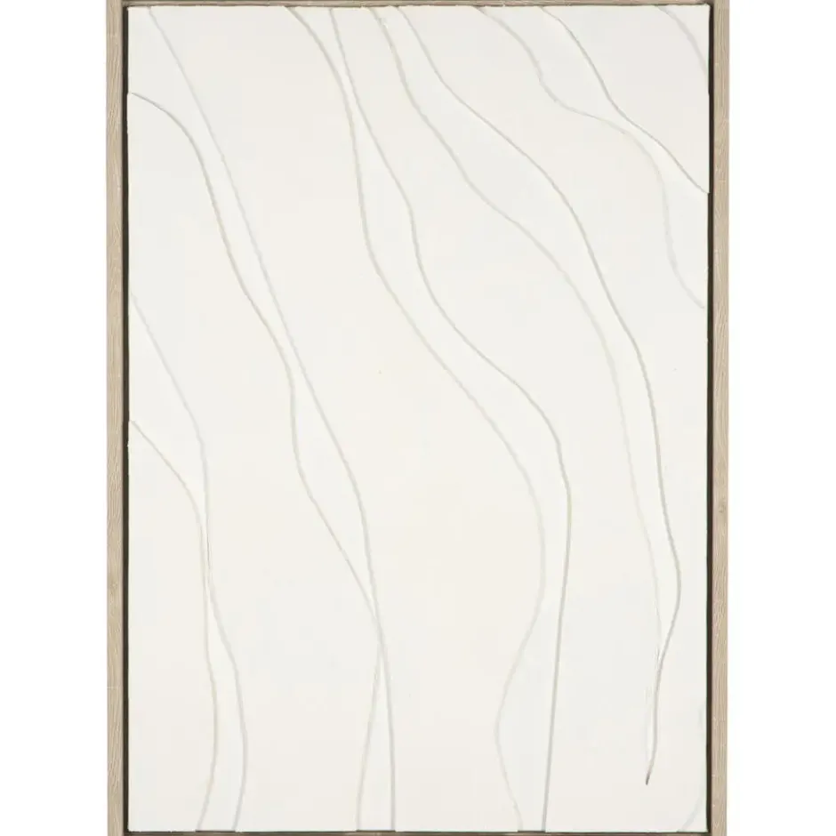 Schilderij Organic off-white MDF - 70x50 cm