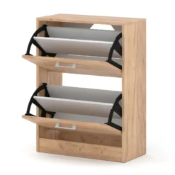 Schoenenkast ADA craft goud – kantelbaar, 60x28x81 cm