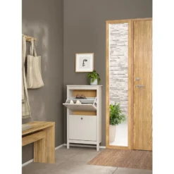 Schoenenkast Madeira - greige - 102,9x53,8x24,6 cm