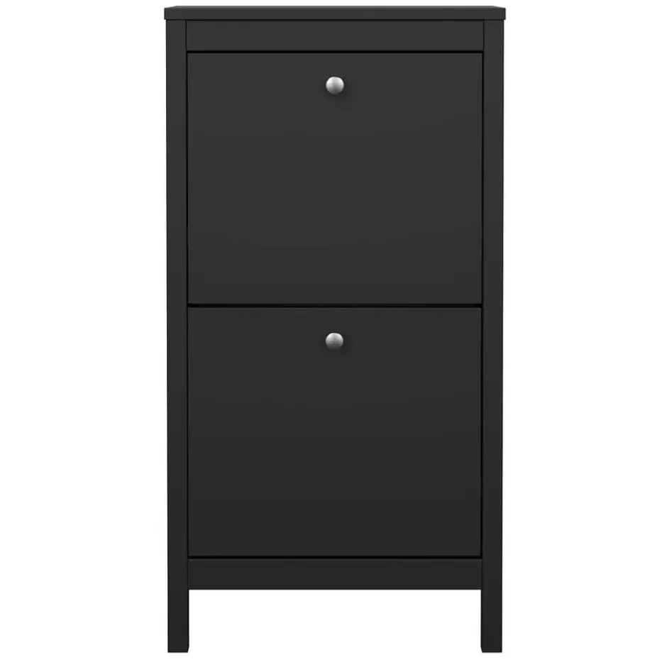 Schoenenkast Madeira - zwart - 102,9x53,8x24,6 cm