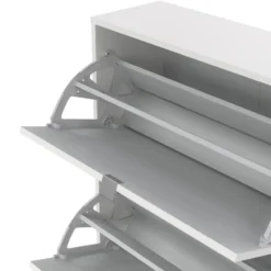 Schoenenkast Wit - 70x24x162cm - Shoes
