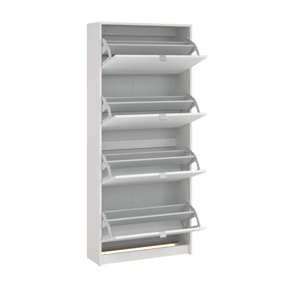 Schoenenkast Wit - 70x24x162cm - Shoes