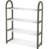 Schoenenrek/schoenenstandaard - 4-laags - grijs - 50 x 19 x 65 cm