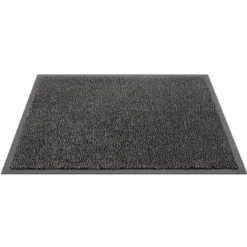 Schoonloopmat Antraciet - Mars - 90 x 120 cm