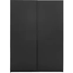 Schuifdeurkast Genua - antraciet - 204x150x60 cm