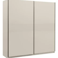 Schuifdeurkast Genua - greige - 204x200x60 cm