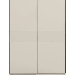 Schuifdeurkast Genua - greige - 204x150x60 cm