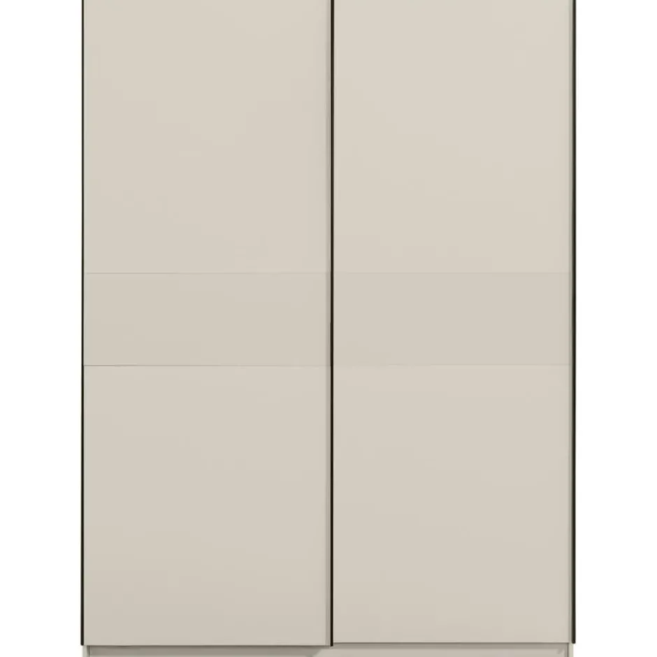 Schuifdeurkast Genua - greige - 204x150x60 cm