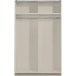 Schuifdeurkast Genua - greige - 204x122x60 cm