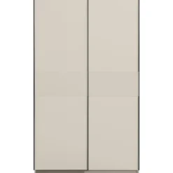 Schuifdeurkast Genua - greige - 204x122x60 cm
