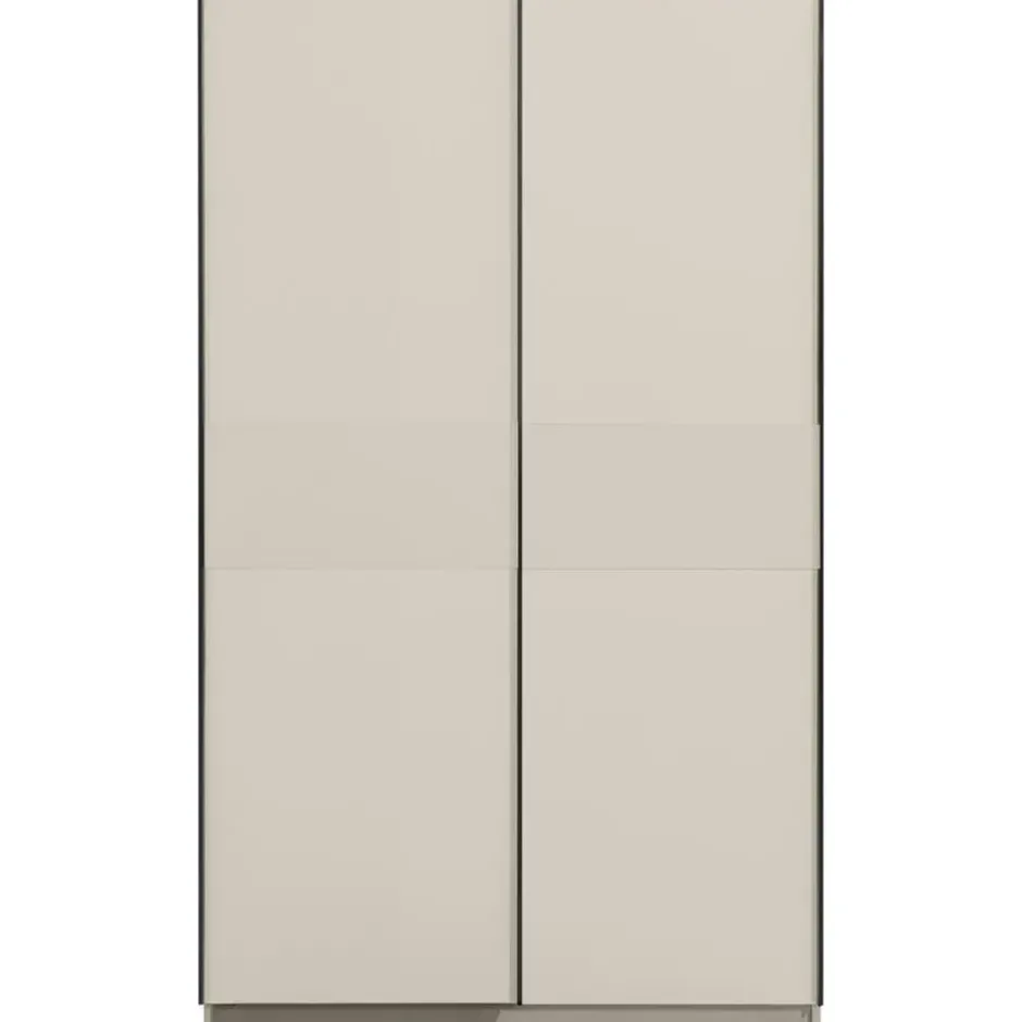Schuifdeurkast Genua - greige - 204x122x60 cm