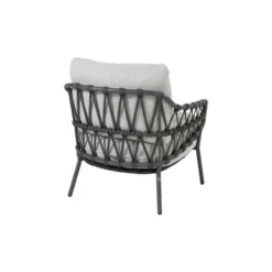 4 Seasons Calpi lage lounge dining stoel - antraciet