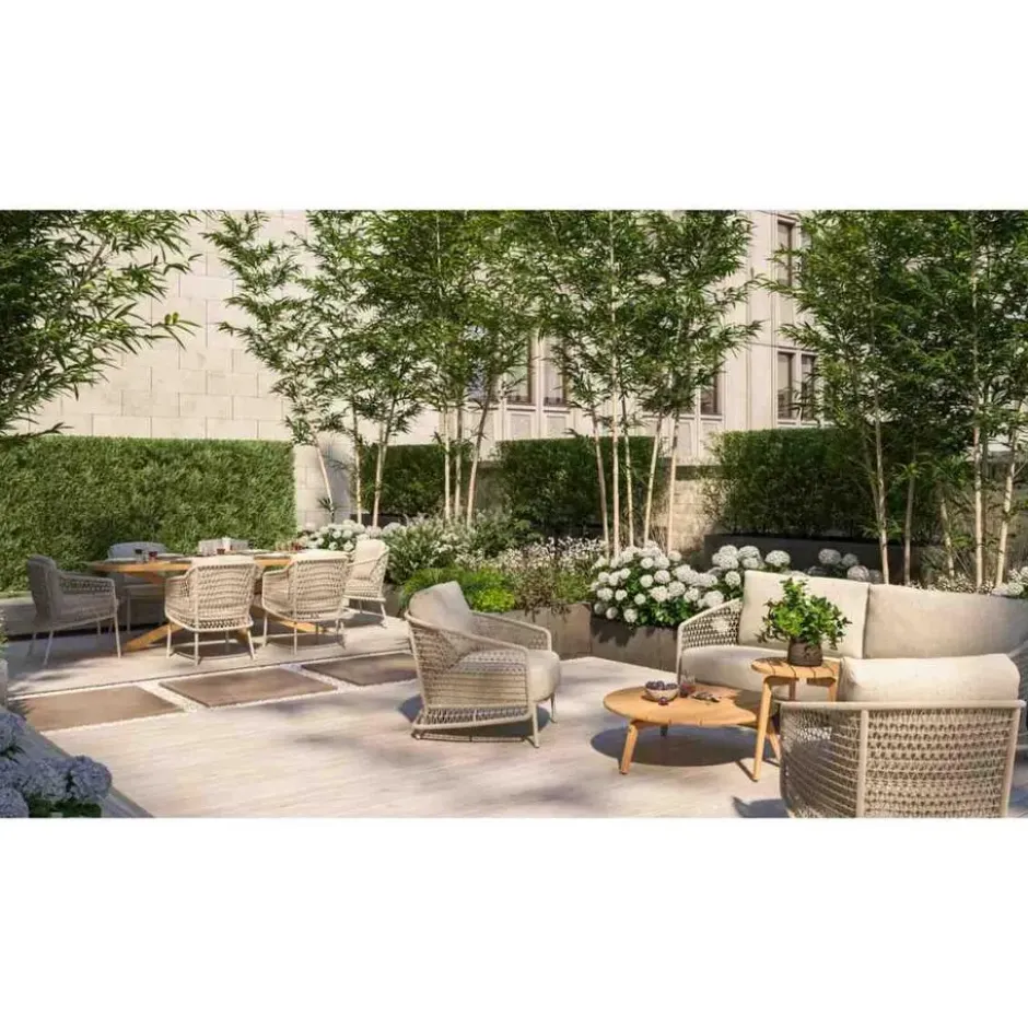 4 Seasons Puccini 3-zits loungebank - Rope