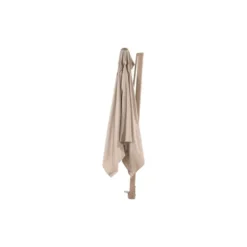4-Seasons zweefparasol Siesta Premium 300 x 300 - Latte met voet en hoes