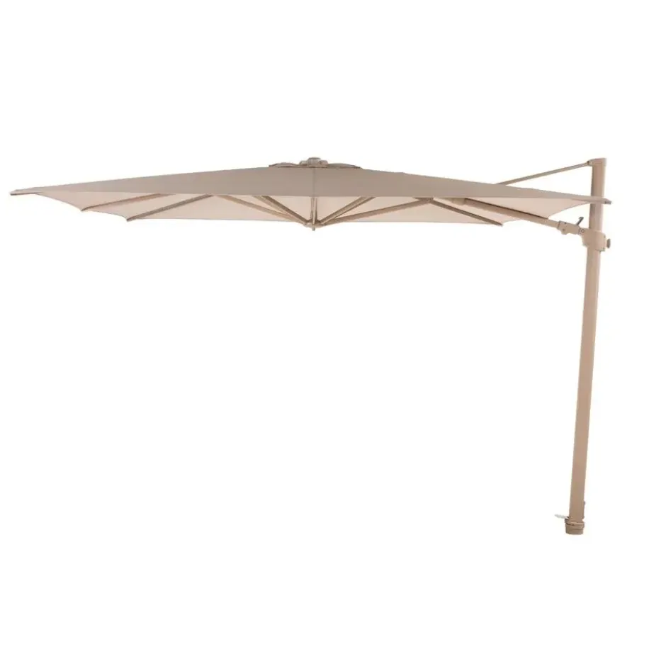 4 Seasons zweefparasol Siesta Premium 300x300 cm – zand/latte