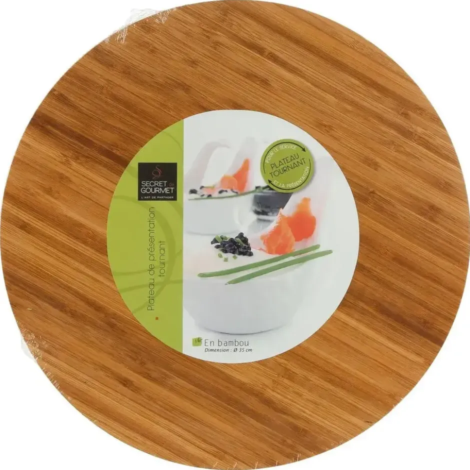 Secret de Gourmet Draaiplateau - Bamboe - D35 cm