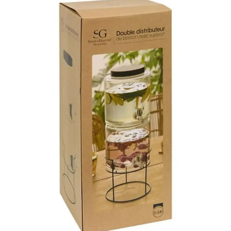 Secret de Gourmet Drankdispenser - 2 lagen - 3,8 ltr - standaard
