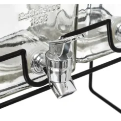 Secret de Gourmet Dranksdispenser/limonadetap - 3x - glas