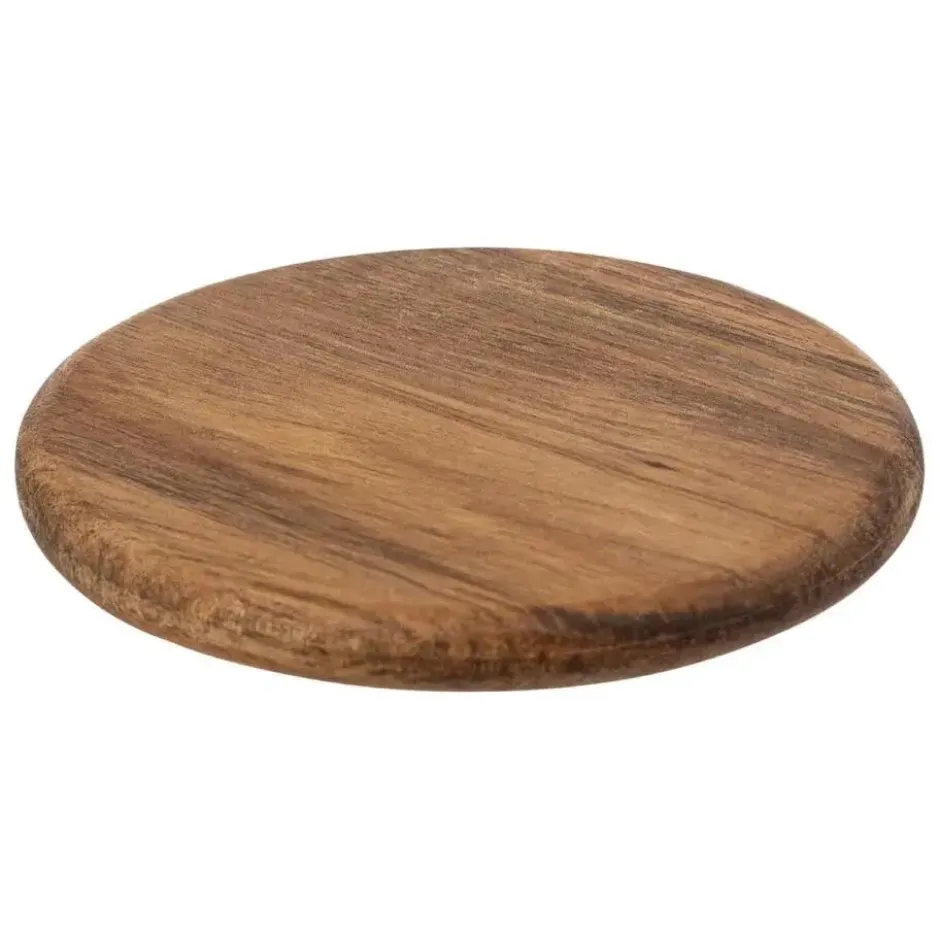 Secret de Gourmet onderzetters - 6x - Acaciahout - D10 cm