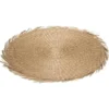 Secret de Gourmet Placemat - raffia naturel - rond - 38 cm