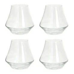 Secret de Gourmet Whisky glazen - 4x - transparant - 290 ml