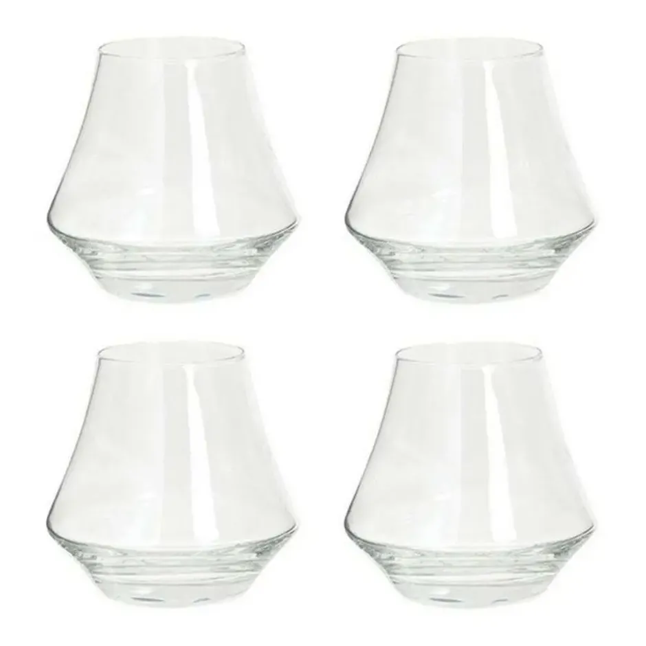 Secret de Gourmet Whisky glazen - 4x - transparant - 290 ml