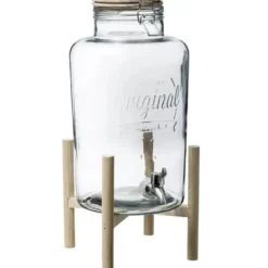 Secret the Gourmet drankdispenser - transparant - 8 liter - glas