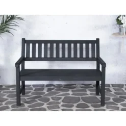 SenS-Line - Bordeaux 2-seater Black FSC 100% - Zwart