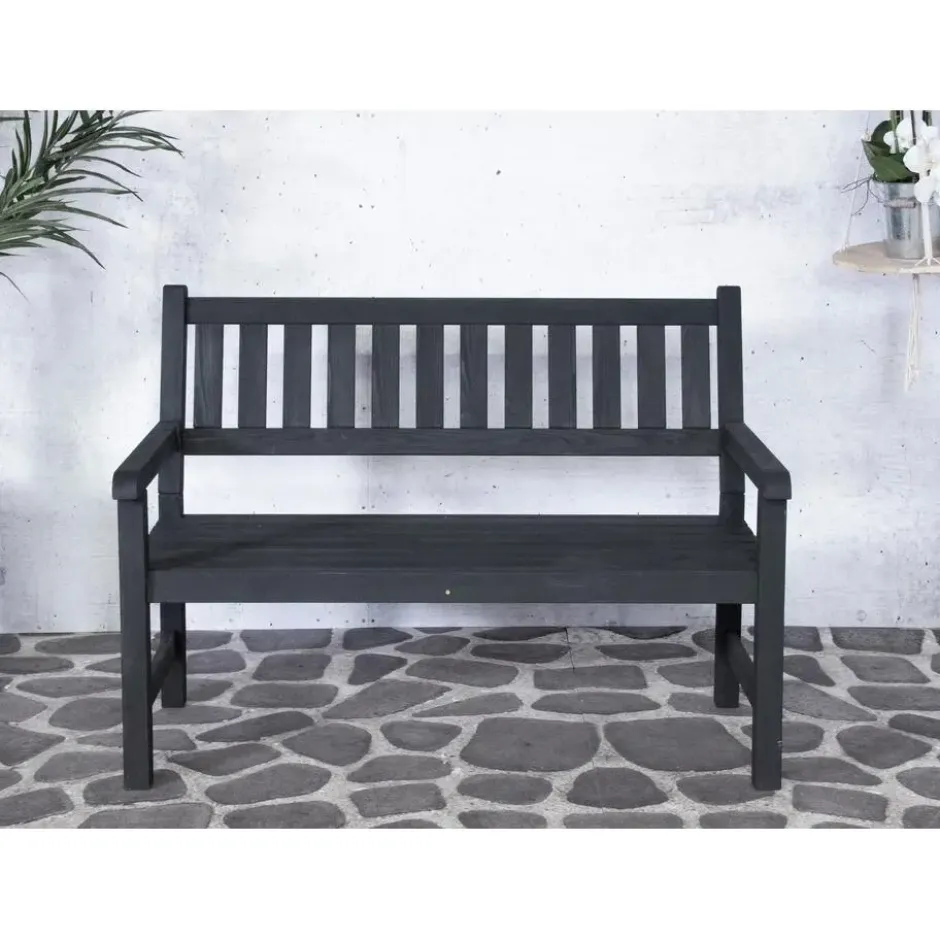 SenS-Line - Bordeaux 2-seater Black FSC 100% - Zwart
