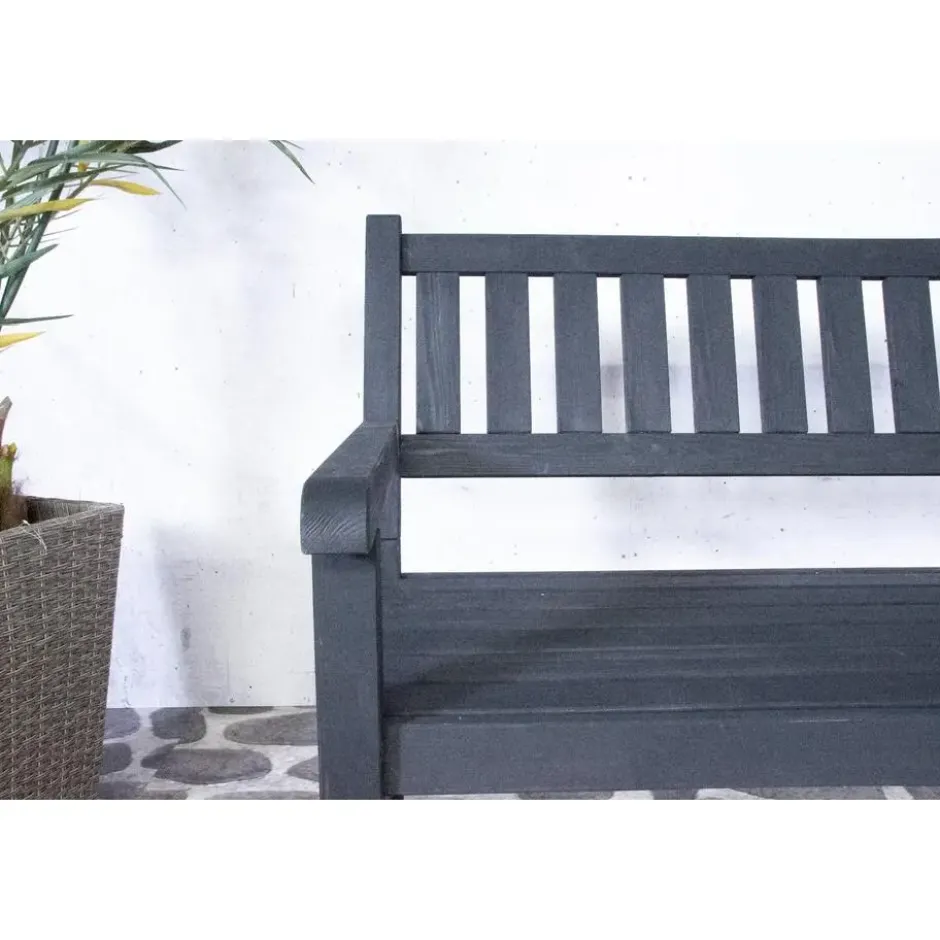 SenS-Line - Bordeaux 2-seater Black FSC 100% - Zwart