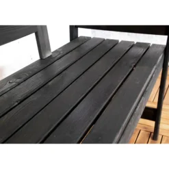 SenS-Line Friesen tuinbank - Hout - Zwart