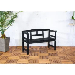 SenS-Line Friesen tuinbank - Hout - Zwart
