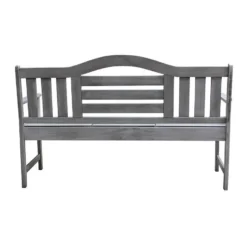 SenS-Line Nevada tuinbank met uitklapbaar tafeltje - Grijs - 150 cm - Meranti h
