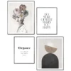 Set poster met lijst - Abstracte stijl