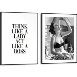 Set poster met lijst - Eigen Stijl