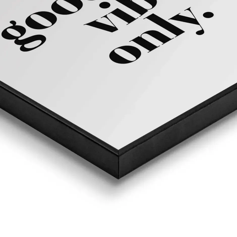 Set poster met lijst - Good Vibes