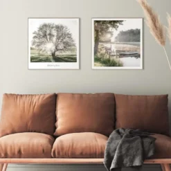 Set poster met lijst - Natuurlijke sfeer