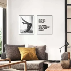 Set poster met lijst - Ochtendhumor