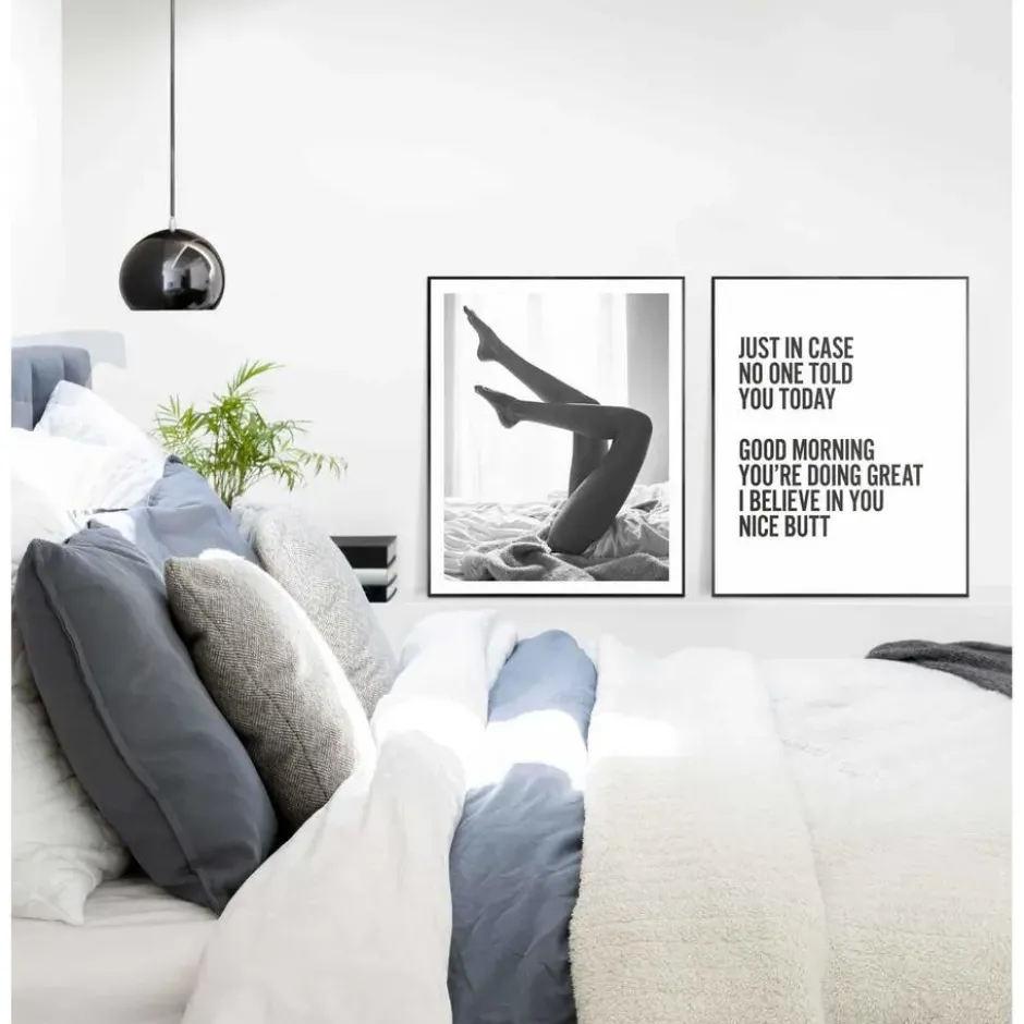 Set poster met lijst - Positieve Start